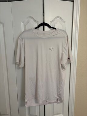 Champion Athletic Men's Short-Sleeve Crew T-Shirt in Off White